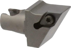 Kennametal - Right Hand Cut, Size KM20, DC.. Insert Compatiblity, Modular Turning & Profiling Cutting Unit Head - 12.5mm Ctr to Cutting Edge, 25mm Head Length, Series KM Mini - Makers Industrial Supply