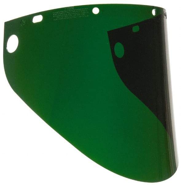 North - Scratch Resistant Green Propionate Welding Window - 9-3/4" High x 17" Wide x 0.06" Thick, Shade 5 - Makers Industrial Supply