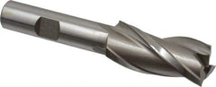 Hertel - 3/4", 1-5/8" LOC, 1/2" Shank Diam, 3-5/8" OAL, 3 Flute, High Speed Steel Square End Mill - Single End, Uncoated, Centercutting - Makers Industrial Supply