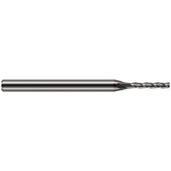 Harvey Tool - 0.045", 0.225" LOC, 1/8" Shank Diam, 2-1/2" OAL, 4 Flute, Solid Carbide Square End Mill - Exact Industrial Supply