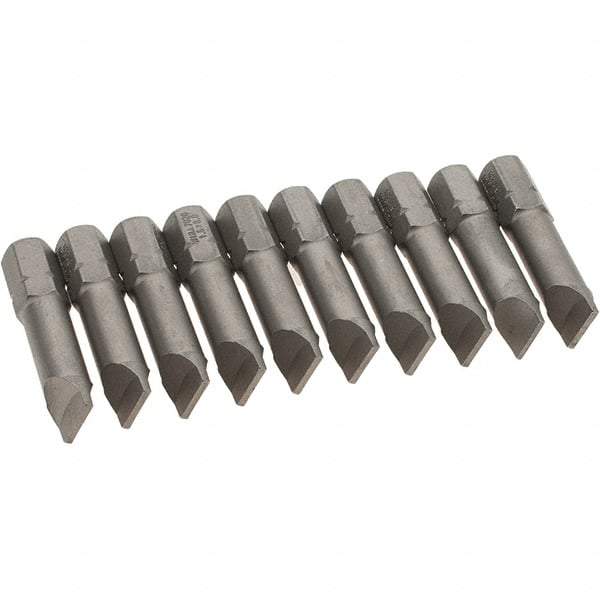 Wiha - Slotted Screwdriver Bits Reversible: NonReversible Blade Width (Inch): 5/16 - Makers Industrial Supply