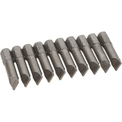 Wiha - Slotted Screwdriver Bits Reversible: NonReversible Blade Width (Inch): 5/16 - Makers Industrial Supply