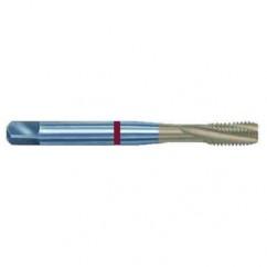 7/8-9 2B 5-Flute PM Cobalt Red Ring Semi-Bottoming 15 degree Spiral Flute Tap-TiN - Makers Industrial Supply