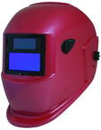 #41260 - Solar Powered Welding Helmet - Red - Replacement Lens: 3.85" x 1.70" Part # 41261 - Makers Industrial Supply