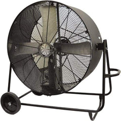 TPI - 48" Blade, Belt Drive, 1 hp, 14,400 CFM, Floor Style Blower Fan - 15 Amps, 120 Volts, 1 Speed, Single Phase - Makers Industrial Supply