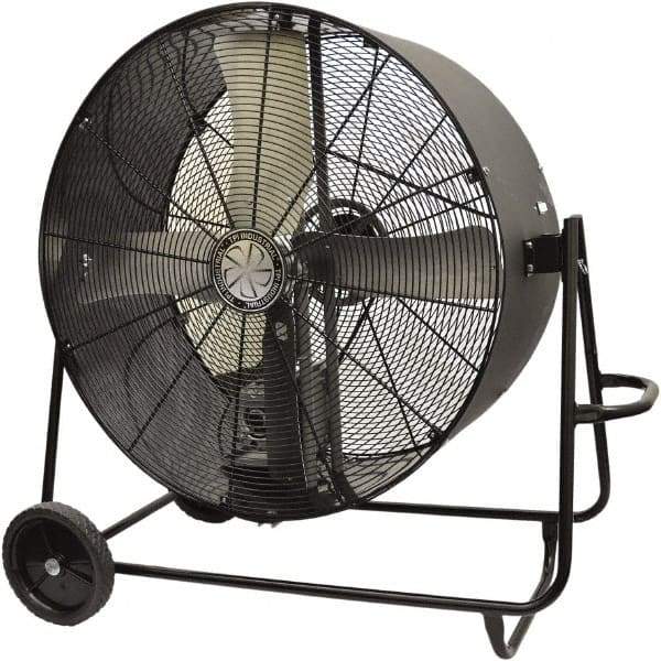 TPI - 36" Blade, Belt Drive, 1/2 hp, 6,900 CFM, Floor Style Blower Fan - 8 Amps, 120 Volts, 1 Speed, Single Phase - Makers Industrial Supply