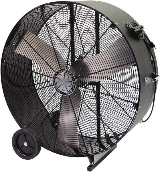 TPI - 42" Blade, Direct Drive, 1/2 hp, 9,000 CFM, Floor Style Blower Fan - 6 Amps, 120 Volts, 1 Speed, Single Phase - Makers Industrial Supply