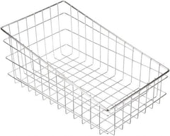 Marlin Steel Wire Products - 18-1/2" Deep, Rectangular Steel Wire Basket - 11" Wide x 8" High - Makers Industrial Supply