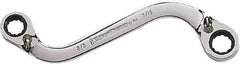 GearWrench - 7/16" 12 Point X-Beam Combination Wrench - 7-11/16" OAL, Steel, Full Polish Finish - Makers Industrial Supply