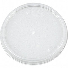 DART - Plastic Lids, 4 oz Cups - Translucent - Makers Industrial Supply