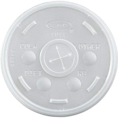 DART - Plastic Cold Cup Lids, 10 oz - Translucent - Makers Industrial Supply