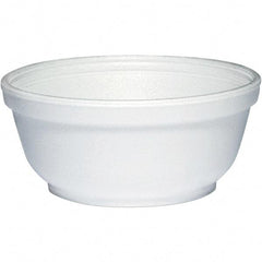 DART - Foam Dinnerware, Bowl, 8 oz - White - Makers Industrial Supply