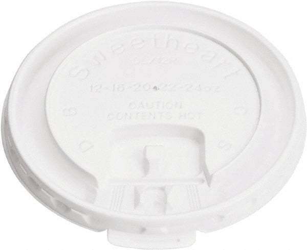 Solo - Cup Lids for 10 oz Cups - White - Makers Industrial Supply