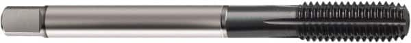 Guhring - M12x1.25 Metric Fine 6HX D7/D8 Thread Limit Semi-Bottoming Thread Forming Tap - Powdered Metal High Speed Steel, TiCN Finish, 100mm OAL, Right Hand Thread, Series 1273 - Makers Industrial Supply