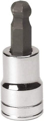 GearWrench - 3/8" Drive, 3/8" Hex Bit Socket - 2" OAL, 1.181" Bit Length, Ball End - Makers Industrial Supply