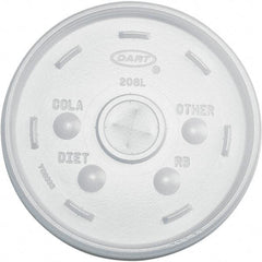 DART - Cold Cup Lids, 32 oz Cups - Translucent - Makers Industrial Supply