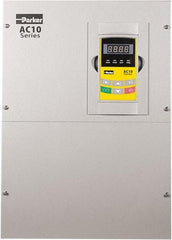 Parker - Three Phase, 460 Volt, 50 hp, Variable Frequency Drive - 12.4" Wide x 9.21" Deep x 18" High, IP20 - Makers Industrial Supply