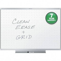 Quartet - 36" High x 48" Wide Dry Erase - Aluminum Frame, Includes Dry-Erase Marker & Mounting Kit - Makers Industrial Supply