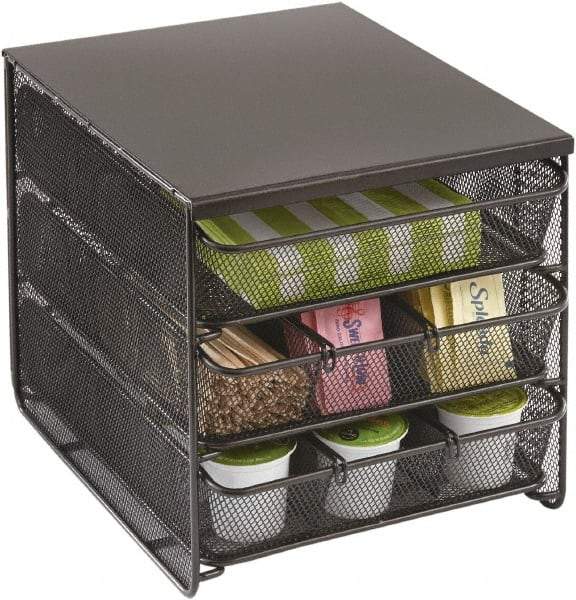 Safco - Coffee Pod Organizer - Hospitality Organizer, Black - Makers Industrial Supply