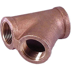 Merit Brass - Brass & Chrome Pipe Fittings Type: 45 Degree Y-Branch Fitting Size: 1/2 - Makers Industrial Supply