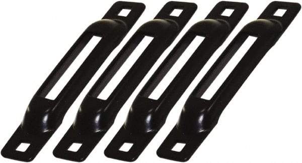 Snap-Loc - 1' Long x 2" Diam, Black Tie Down Strap Kit - Makers Industrial Supply