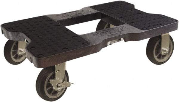 Snap-Loc - 1,500 Lb Capacity Polyethylene Dolly - 32" Long x 20-1/2" Wide x 9-1/2" High - Makers Industrial Supply