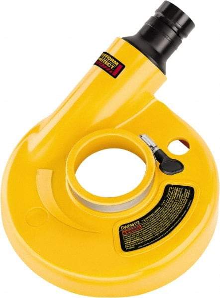 DeWALT - 7" Diam Angle & Disc Grinder Surfacing Shroud - For Use with DWE4517, DWE4519, DWE4557, DWE4559N, DWE4599CN, D28499X, DWE4597, DWE4597N & DWE4599N - Makers Industrial Supply