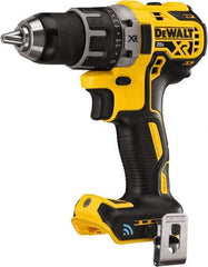 DeWALT - 20 Volt 1/2" Chuck Pistol Grip Handle Cordless Drill - 0-2000 RPM, Keyless Chuck, Reversible, Lithium-Ion Batteries Not Included - Makers Industrial Supply