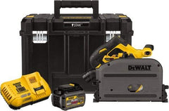 DeWALT - 60 Volt, 6-1/2" Blade, Cordless Circular Saw - 4,000 RPM, 1 Lithium-Ion Battery Included - Makers Industrial Supply