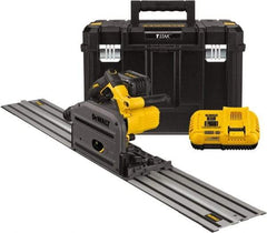 DeWALT - 60 Volt, 6-1/2" Blade, Cordless Circular Saw - 4,000 RPM, 1 Lithium-Ion Battery Included - Makers Industrial Supply