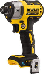 DeWALT - 20 Volt, 1/4" Drive, 152 Ft/Lb Torque, Cordless Impact Driver - Pistol Grip Handle, 3250 RPM, Bare Tool - Makers Industrial Supply