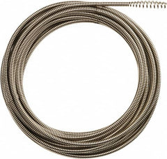 Milwaukee Tool - 5/16" x 50' Drain Cleaning Machine Cable - Inner Core, 1-1/4" to 2-1/2" Pipe, Use with Milwaukee Drain Cleaning Tools - Makers Industrial Supply