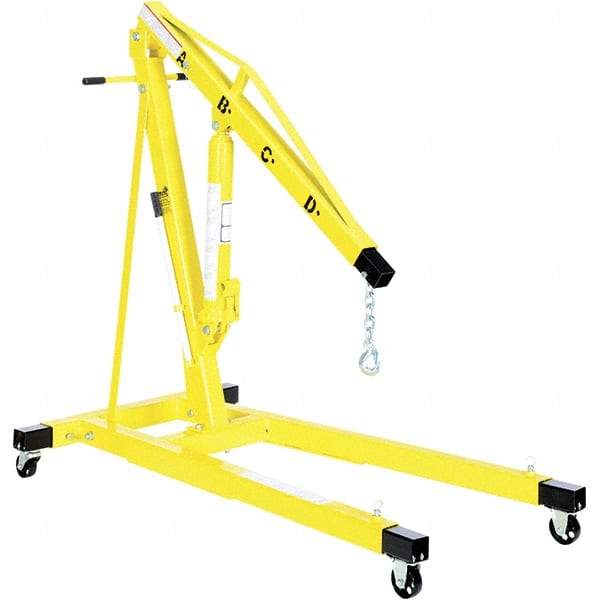 Vestil - 4,000 Lb Load Capacity, Steel Shop Crane - 5' 1/8" Span - Makers Industrial Supply