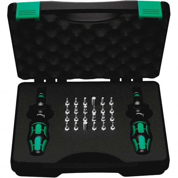 Wera - Torque Limiting Screwdrivers Type: Adjustable Torque Kit Minimum Torque (Nm): 0.30 - Makers Industrial Supply