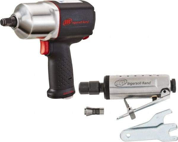 Ingersoll-Rand - 1/2" Drive, 11,000 RPM, 780 Ft/Lb Torque Impact Wrench - Pistol Grip Handle, 1,250 IPM, 5.8 CFM, 90 psi, 1/4" NPTF Inlet - Makers Industrial Supply