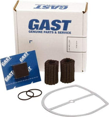 Gast - 9 Piece Air Compressor Repair Kit - For Use with Gast 0323/0523 Oil-Less "Q" Models with Internal Filtration - Makers Industrial Supply