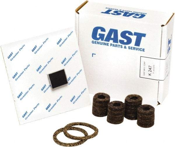 Gast - 10 Piece Air Compressor Repair Kit - For Use with Gast 0322/0522 Oil-Less Models - Makers Industrial Supply