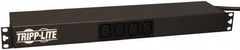 Tripp-Lite - 14 Outlets, 200/240 Volts, 20 Amps, 12' Cord, Power Outlet Strip - Rack Mount, 5-15/20R NEMA Configuration, 19" Strip - Makers Industrial Supply