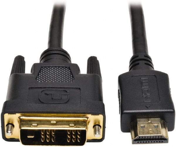 Tripp-Lite - 6' Long, DVI Male; HDMI Male Computer Cable - Black, Male x Male - Makers Industrial Supply