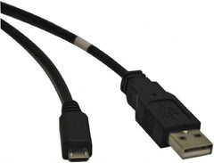 Tripp-Lite - 6' Long, USB A/B Computer Cable - Beige, Male x Male - Makers Industrial Supply