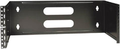 Tripp-Lite - Wall-Mount Patch Panel Bracket - Wall Mount Connector, Black, Use with Cables - Makers Industrial Supply