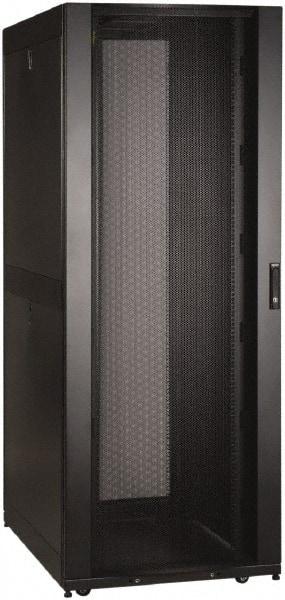 Tripp-Lite - 29.53" Overall Width x 42" Rack Height x 43" Overall Depth Data Cable Enclosure - 3,000 Lb Capacity, Black - Makers Industrial Supply