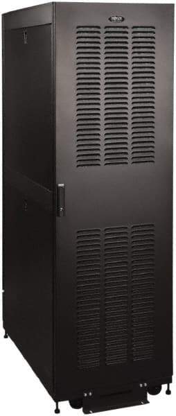 Tripp-Lite - 23.63" Overall Width x 42" Rack Height x 43" Overall Depth Data Cable Enclosure - 3,000 Lb Capacity, Black - Makers Industrial Supply