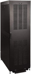 Tripp-Lite - 23.63" Overall Width x 42" Rack Height x 43" Overall Depth Data Cable Enclosure - 3,000 Lb Capacity, Black - Makers Industrial Supply