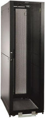 Tripp-Lite - 23.63" Overall Width x 42" Rack Height x 43" Overall Depth Data Cable Enclosure - 3,000 Lb Capacity, Black - Makers Industrial Supply