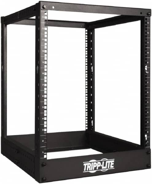 Tripp-Lite - Electrical Enclosure Steel Equipment Rack - For Use with Network Equipment, EIA-310-D Compliant/IEC 60297-3-100/RoHS Compliant, Includes Installation Guide & Mounting Hardware - Makers Industrial Supply