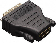 Tripp-Lite - Cable Adapter - HDMI Male Connector, Black, Use with Cabling and Video Applications - Makers Industrial Supply