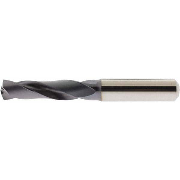 Accupro - 10mm 140° Spiral Flute Solid Carbide Screw Machine Drill Bit - Makers Industrial Supply