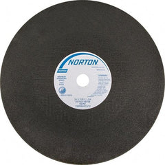 Norton - 24" Aluminum Oxide Cutoff Wheel - 7/32" Thick, 1-3/4" Arbor - Makers Industrial Supply