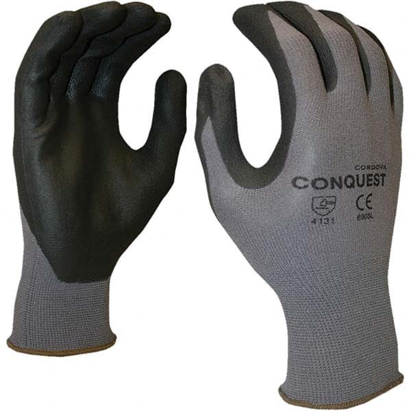 Cordova - Size L (9) Nitrile Coated Nylon & Spandex Work Gloves - Makers Industrial Supply